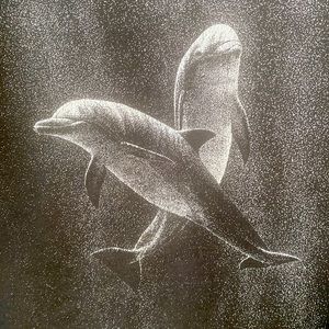 Vintage Greenpeace dolphin crewneck